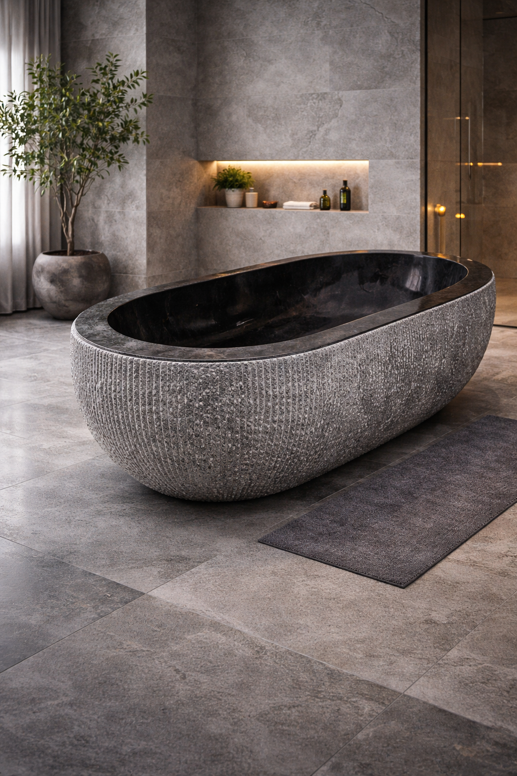 Lumina marble bathtub