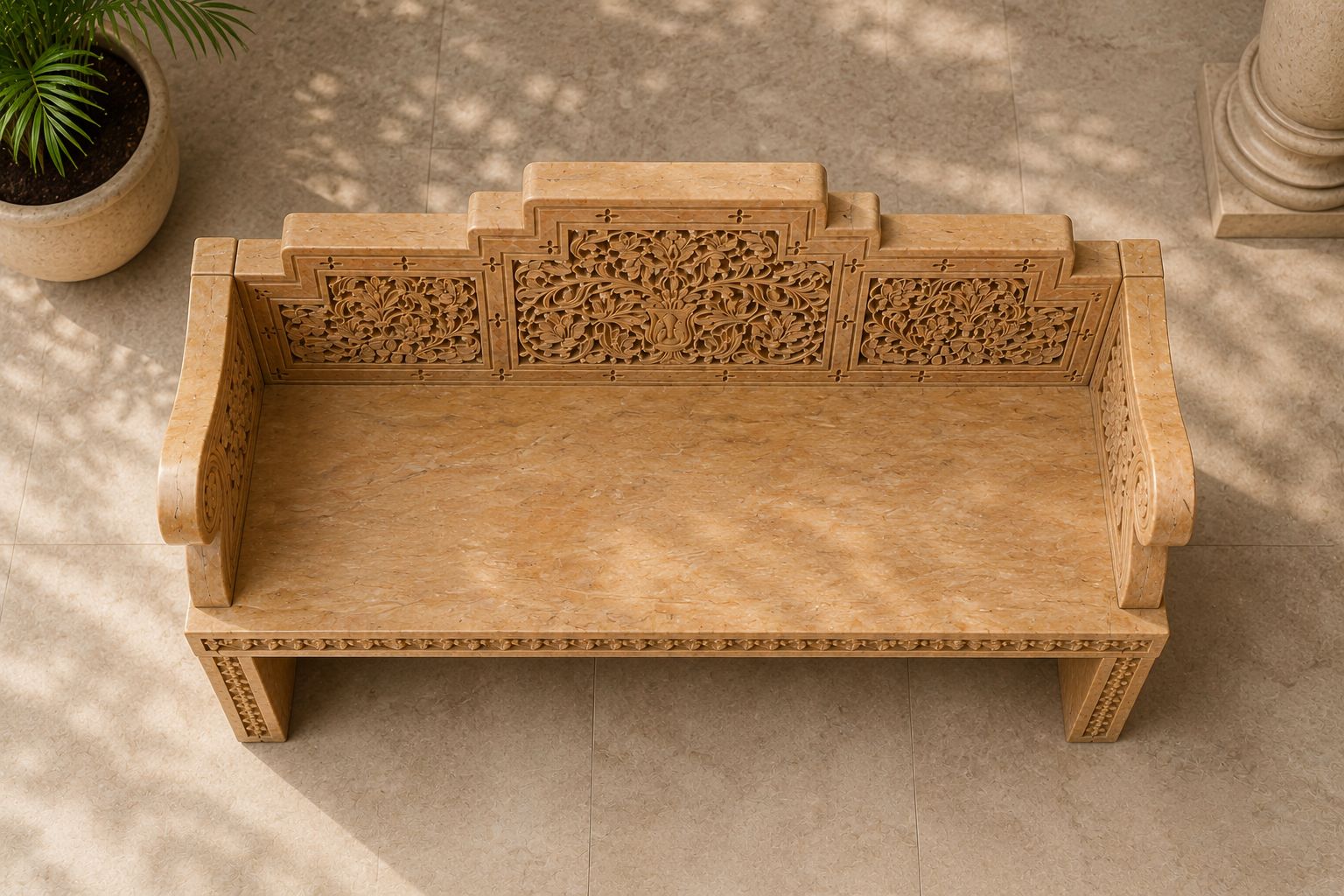 top view